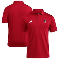 Polo adidas rouge NC State Wolfpack Ultimate 365 pour homme
