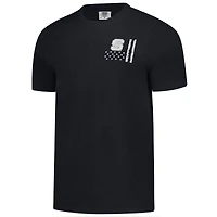 T-shirt noir à superposition de camouflage NC State Wolfpack OHT pour homme