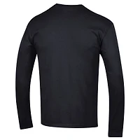 Men's Champion Black NC State Wolfpack Arch Over Logo Long Sleeve T-Shirt