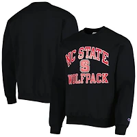 Sweat à capuche noir Champion NC State Wolfpack High Motor pour homme