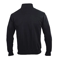 Pull à col zippé Champion noir NC State Wolfpack Powerblend pour homme