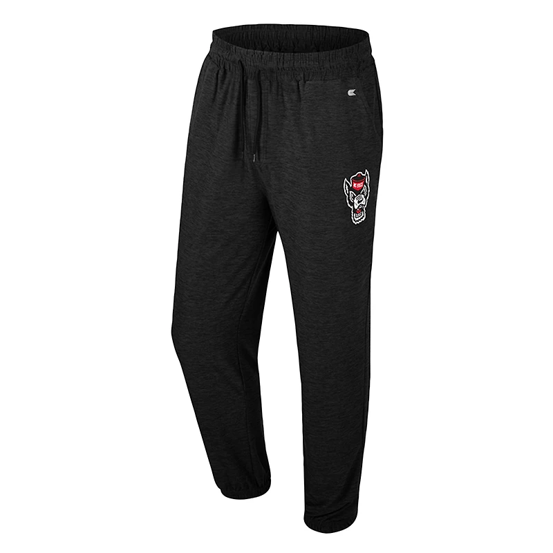 Men's Colosseum Black NC State Wolfpack Revolution Jogger Pants