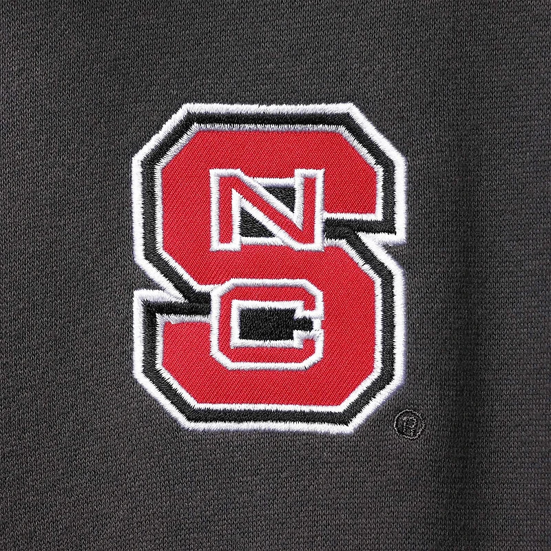 Veste Colosseum Charcoal NC State Wolfpack Tortugas Logo Quarter-Zip pour homme