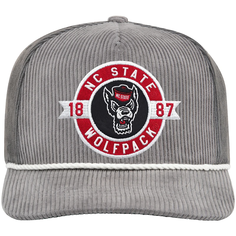 Men's Colosseum  Gray NC State Wolfpack Where's My Hat Podium Adjustable Trucker Hat