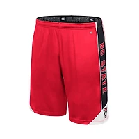 Short Colosseum NC State Wolfpack Haller pour homme rouge