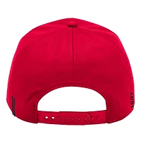 Men's Colosseum Red NC State Wolfpack Hits the Road Podium Adjustable Hat