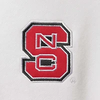 Colosseum White NC State Wolfpack Tortugas Logo Veste à quart de zip pour homme