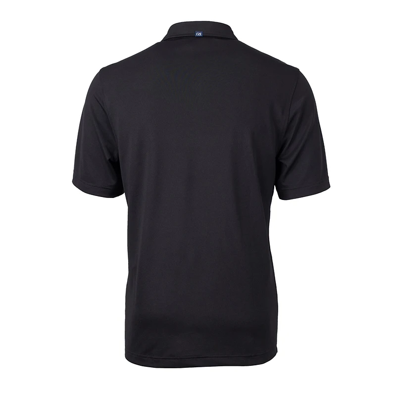 Men's Cutter & Buck Black NC State Wolfpack Team Big Tall Virtue Eco Pique Recycled Polo