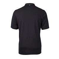 Men's Cutter & Buck Black NC State Wolfpack Team Big Tall Virtue Eco Pique Recycled Polo