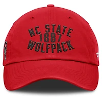 Men's Fanatics Red NC State Wolfpack Archer Adjustable Hat