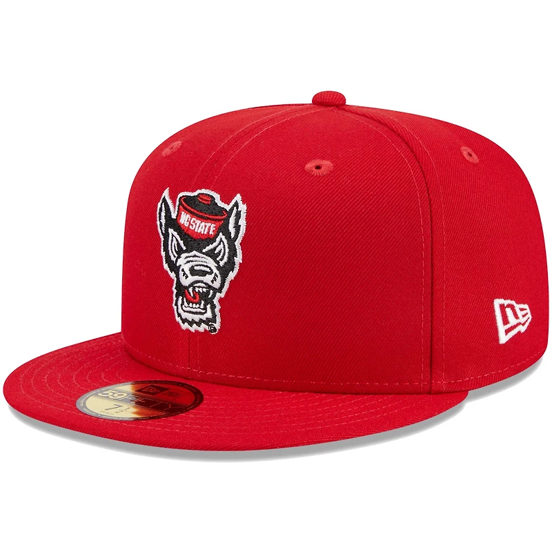 Men's New Era Red NC State Wolfpack 59FIFTY Fitted Hat