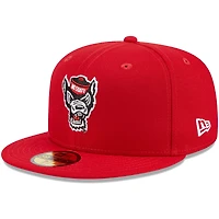 Men's New Era Red NC State Wolfpack 59FIFTY Fitted Hat