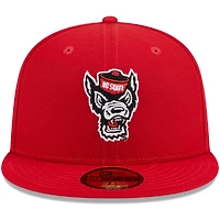 Men's New Era Red NC State Wolfpack 59FIFTY Fitted Hat