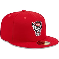 Men's New Era Red NC State Wolfpack 59FIFTY Fitted Hat