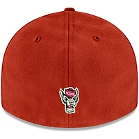 Casquette ajustée rouge NC State Wolfpack Basic Low Profile 59FIFTY New Era pour homme