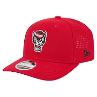 Casquette ajustable New Era rouge NC State Wolfpack Team 9SEVENTY pour homme