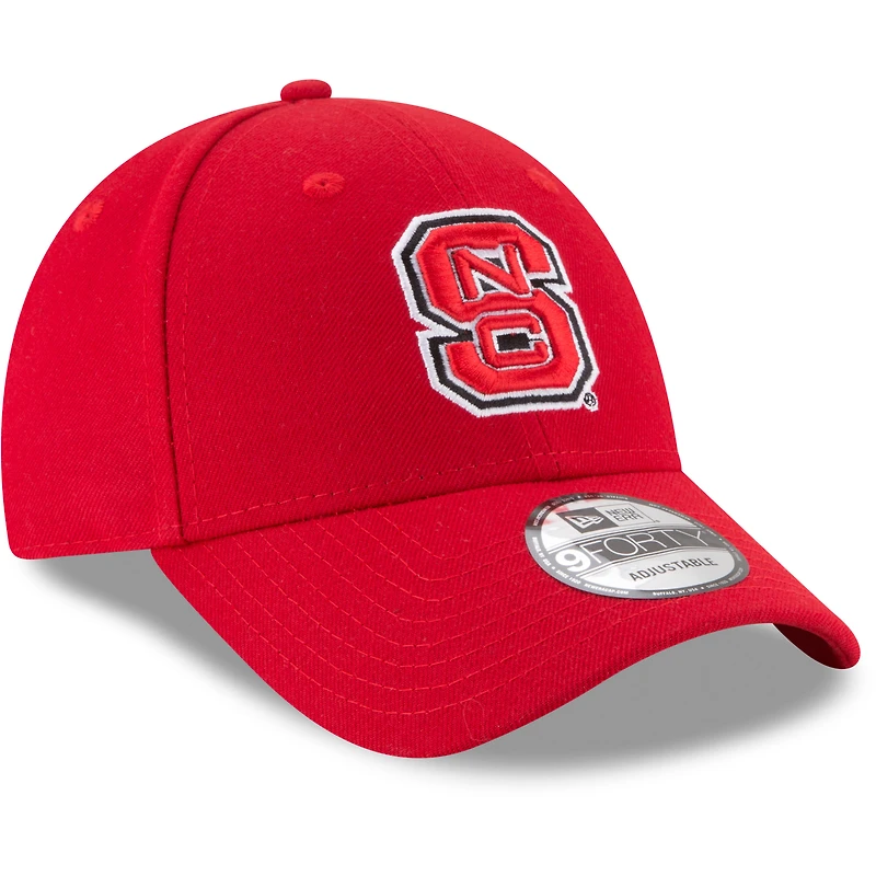 Men's New Era Red NC State Wolfpack The League 9FORTY Adjustable Hat