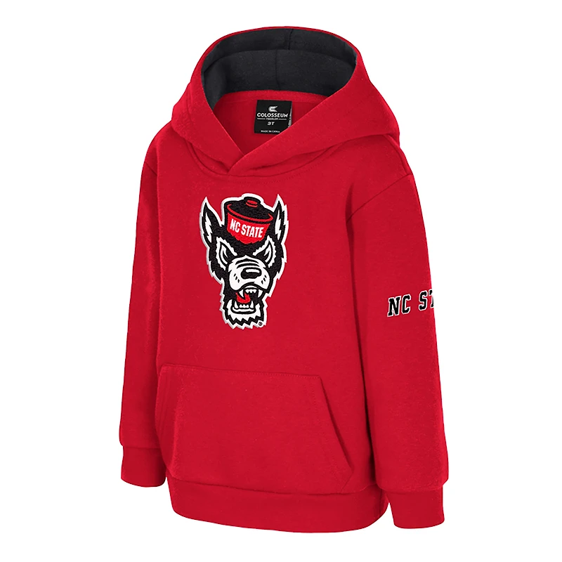 Toddler Colosseum  Red NC State Wolfpack Big Logo Volume Fleece Pullover Hoodie