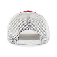 Unisex '47 Red NC State Wolfpack Contemporary Basics Foundation Trucker Hitch Adjustable Hat