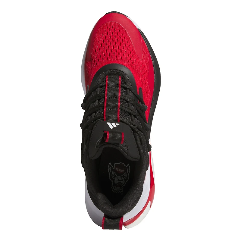 Chaussures unisexes adidas NC State Wolfpack AlphaBoost V2 Rouge/Noir
