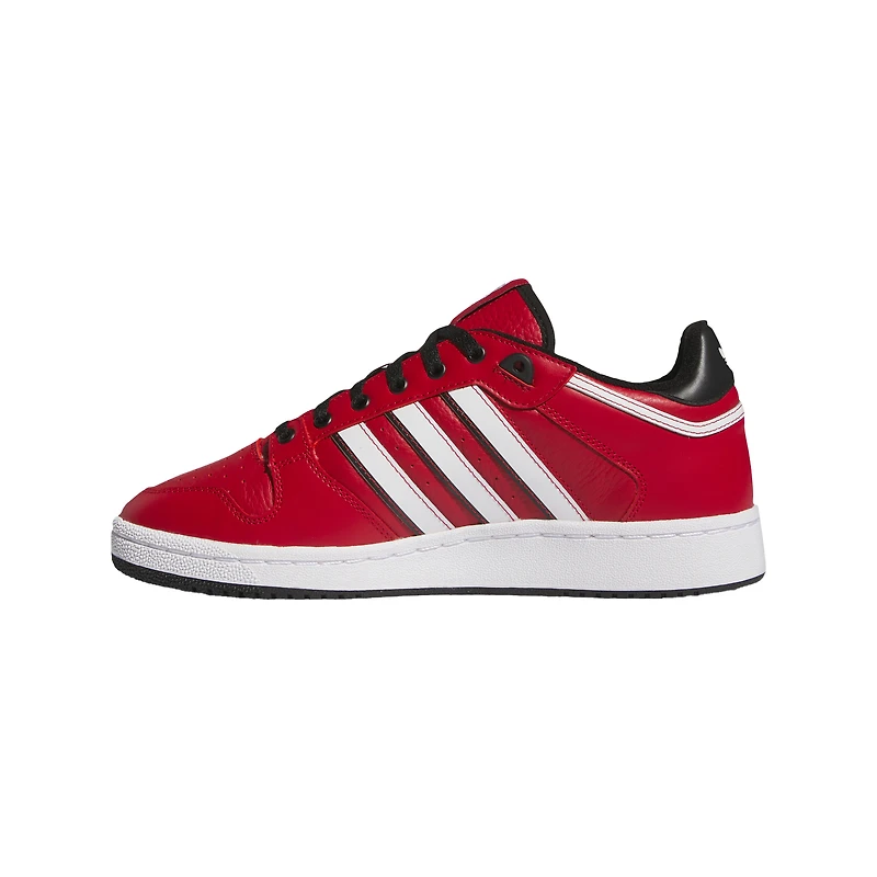 Chaussures de basket-ball unisexes adidas NC State Wolfpack Centennial 85 Low Rouge/Blanc