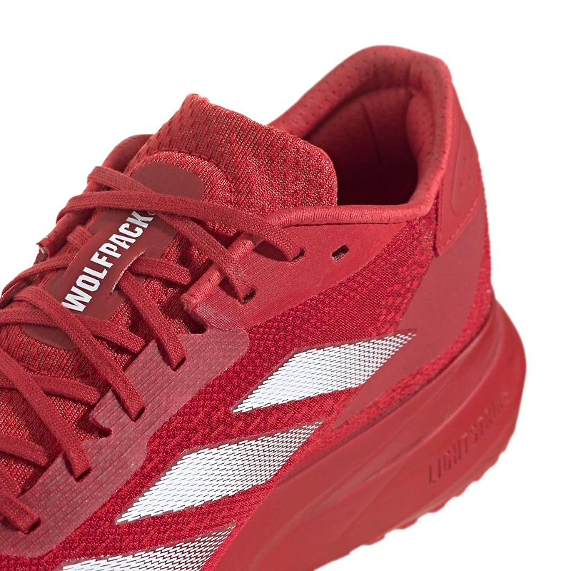 Chaussures de course unisexes Adidas NC State Wolfpack Adizero Sl2 rouges
