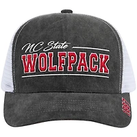 Casquette de camionneur ajustable unisexe grise Colosseum NC State Wolfpack Billy 2400
