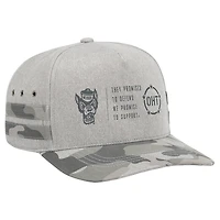 Casquette unisexe ajustable Colosseum Grey NC State Wolfpack OHT Squad Podium