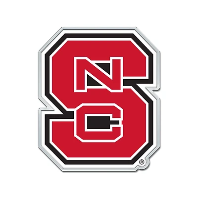 WinCraft NC State Wolfpack Colored Chrome Auto Emblem