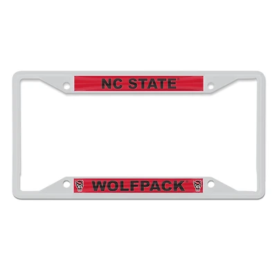Cadre de plaque d'immatriculation WinCraft NC State Wolfpack