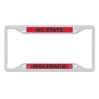 Cadre de plaque d'immatriculation WinCraft NC State Wolfpack
