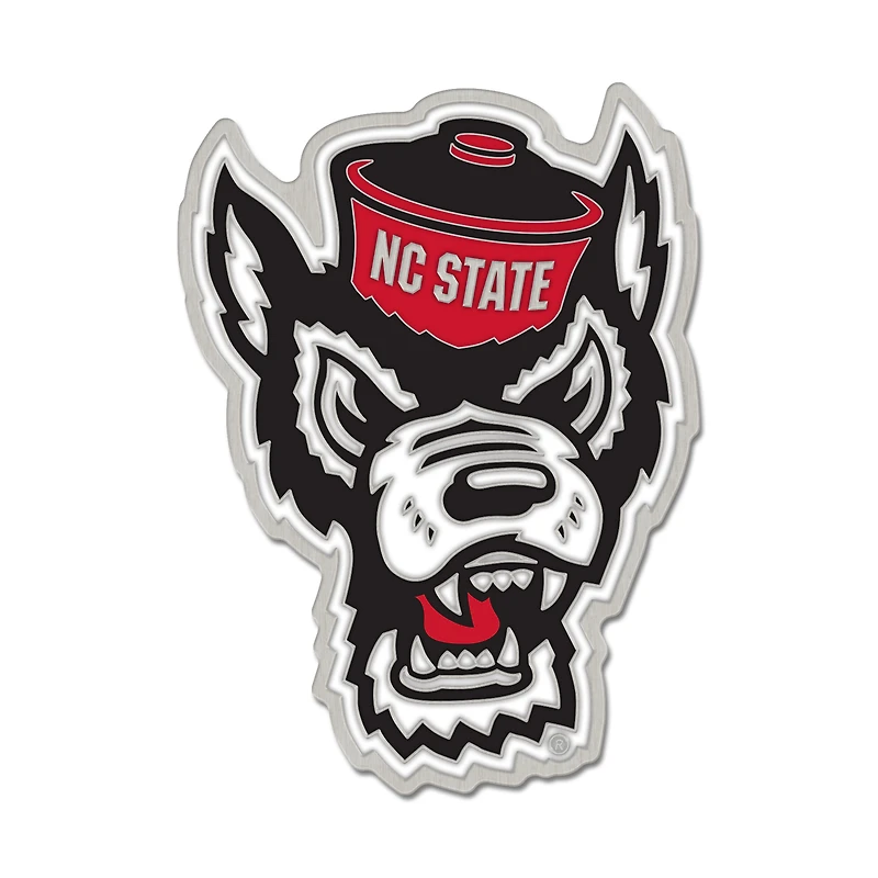 pin de collection WinCraft avec le logo des Wolfpack de l'Université d'État de Caroline du Nord