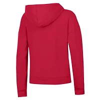 Women's Champion  Red NC State Wolfpack Logo Powerblend Fleece Hoodie