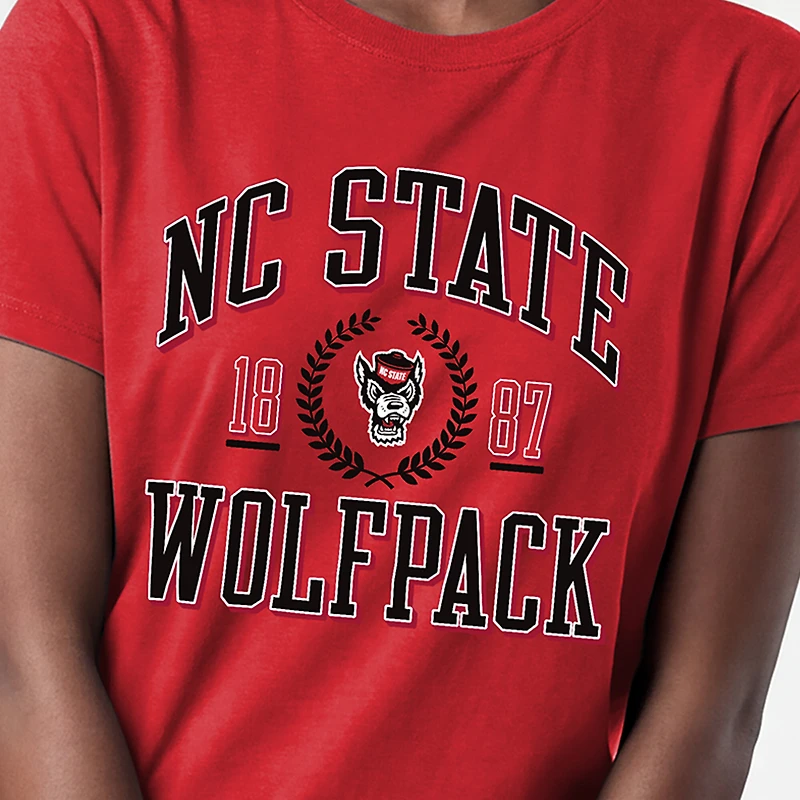 Women's Champion Scarlet NC State Wolfpack Lifestyle T-Shirt