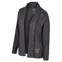 Women's Colosseum  Charcoal NC State Wolfpack Dash Cardigan