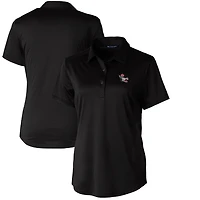 Women's Cutter & Buck Black NC State Wolfpack Vault Prospect Textured Stretch Polo