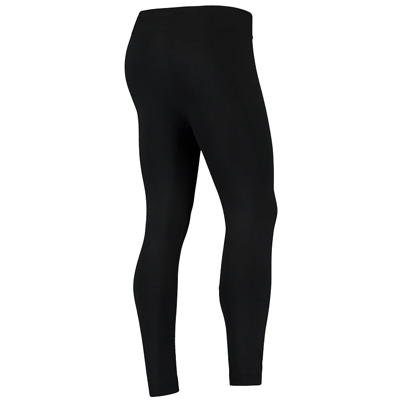 Women's ZooZatz Black NC State Wolfpack Fleece Leggings