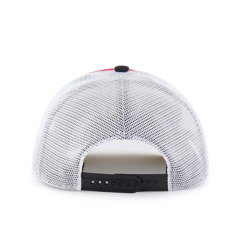 Casquette de camionneur ajustable à rayures rouges pour jeunes '47 NC State Wolfpack Super Stripe Hitch
