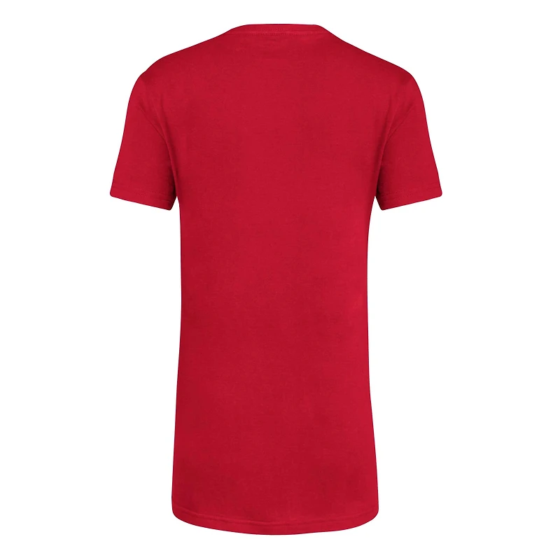 T-shirt rouge pour jeune adidas NC State Wolfpack 2023 Sideline Locker Room Logo Fresh