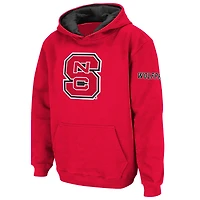 Sweat à capuche rouge avec grand logo NC State Wolfpack pour jeunes Stadium Athletic