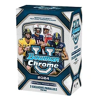 2024 Bowman University Chrome Football Factory Sealed Value Box
