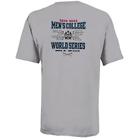 T-shirt Youth Champion Gray NCAA Merchandise 2026 Baseball Men's College World Series Champions Bracket