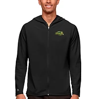 Men's Antigua Black NDSU Bison Legacy Full-Zip Hoodie