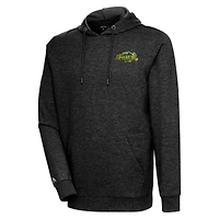 Sweat à capuche Antigua Heather Black NDSU Bison Action pour homme