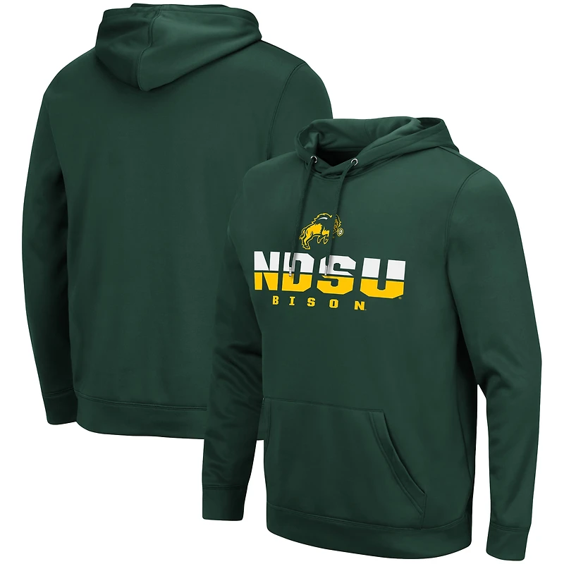 Sweat à capuche Colosseum Green NDSU Bison Lantern pour homme