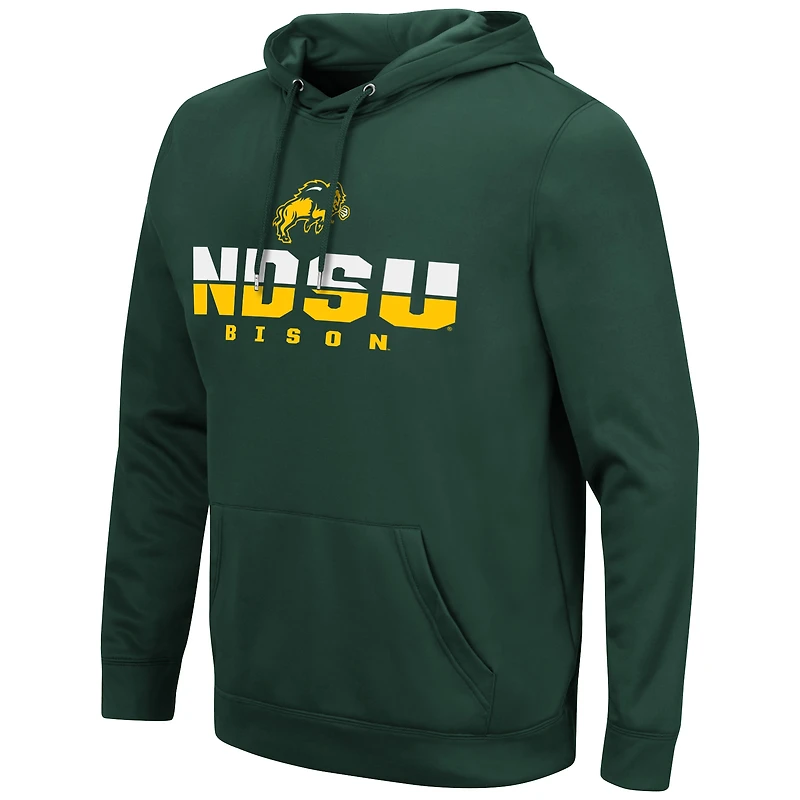Men's Colosseum Green NDSU Bison Lantern Pullover Hoodie