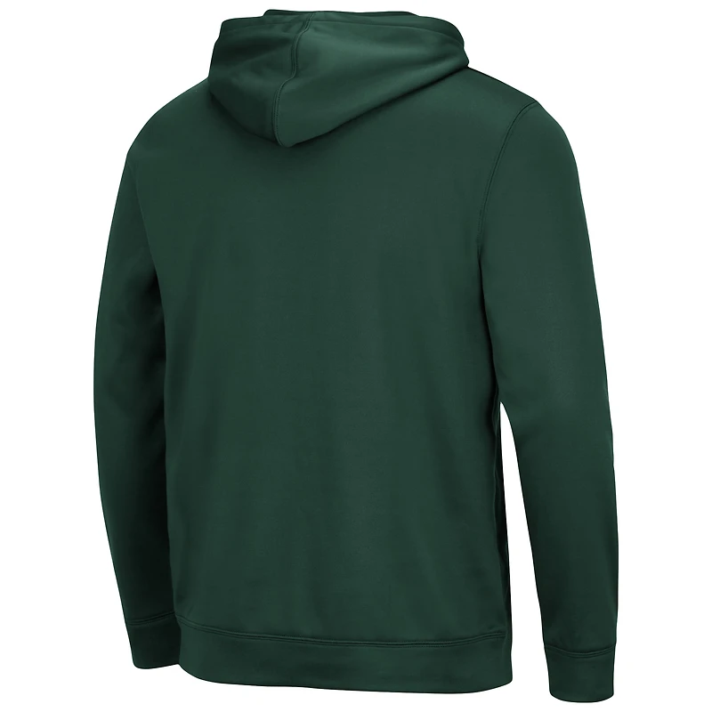 Chandail à capuchon Colosseum Green NDSU Bison Lantern pour hommes