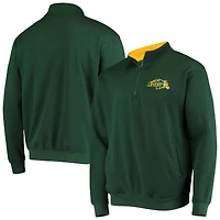 Veste Colosseum Green NDSU Bison Tortugas Logo Quarter-Zip pour homme