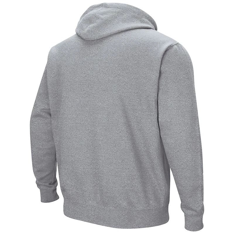Sweat à capuche gris chiné Colosseum NDSU Bison Isle pour homme