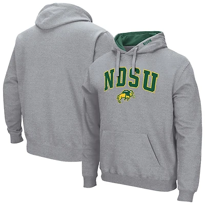 Sweat à capuche gris chiné Colosseum NDSU Bison Isle pour homme